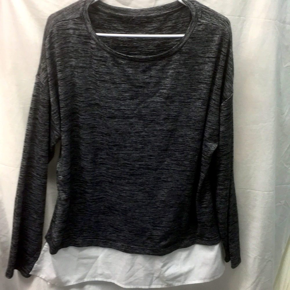 Sweater with cotton cloth tail ladies sz xl